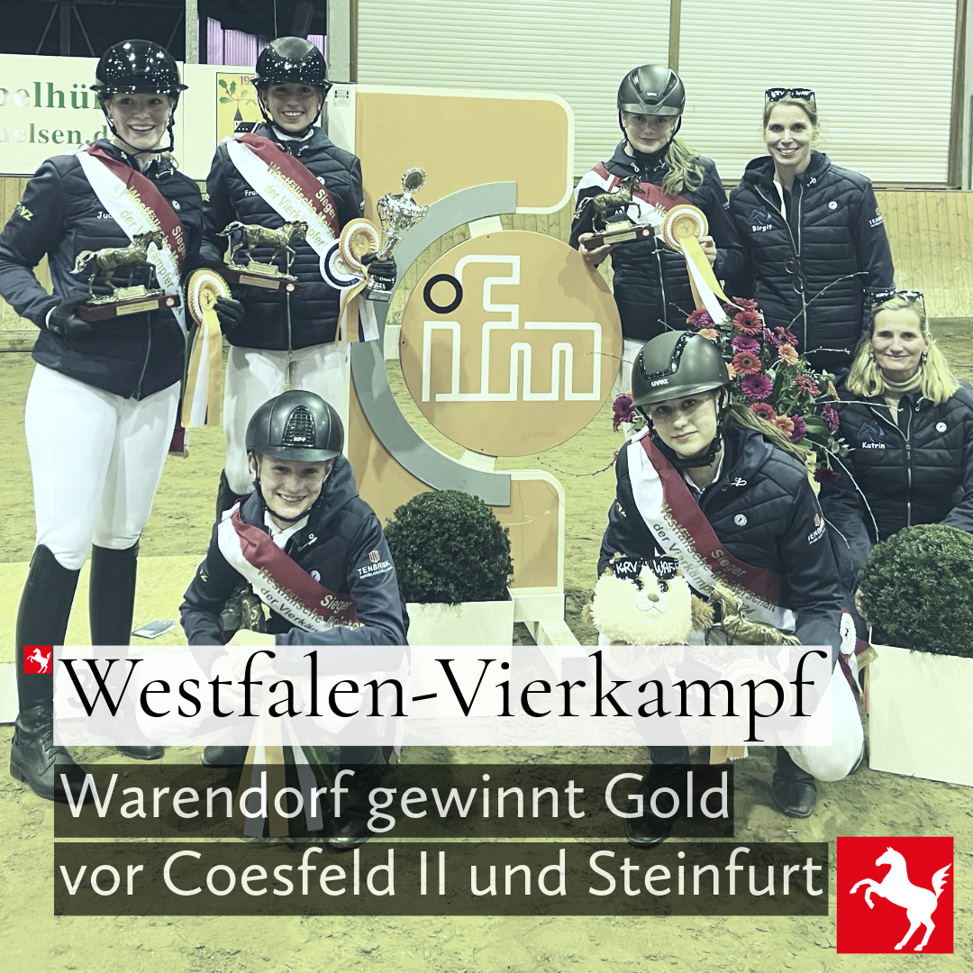 Warendorf gewinnt den Westfalenvierkampf 2024 Warendorf gewinnt den Westfalenvierkampf 2024