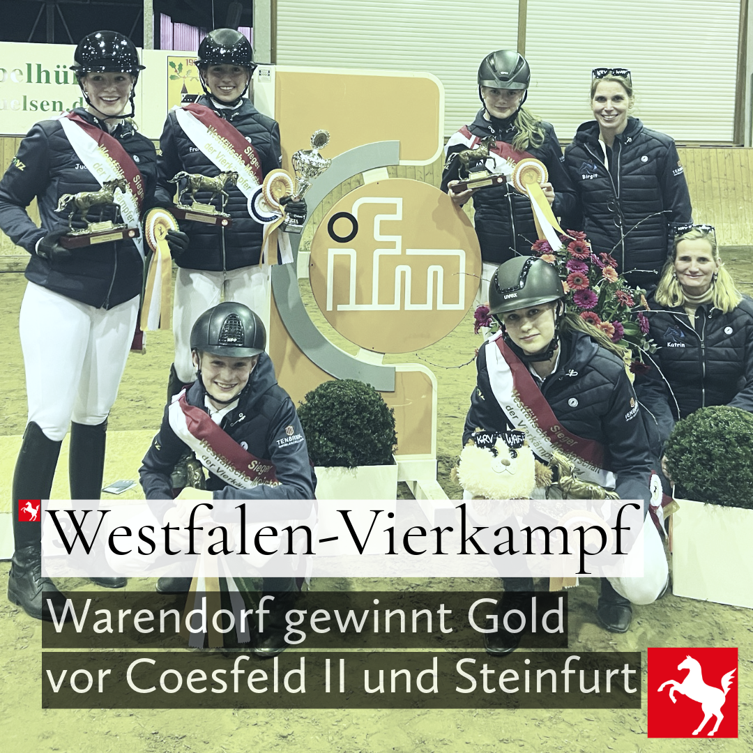 Warendorf gewinnt den Westfalenvierkampf 2024