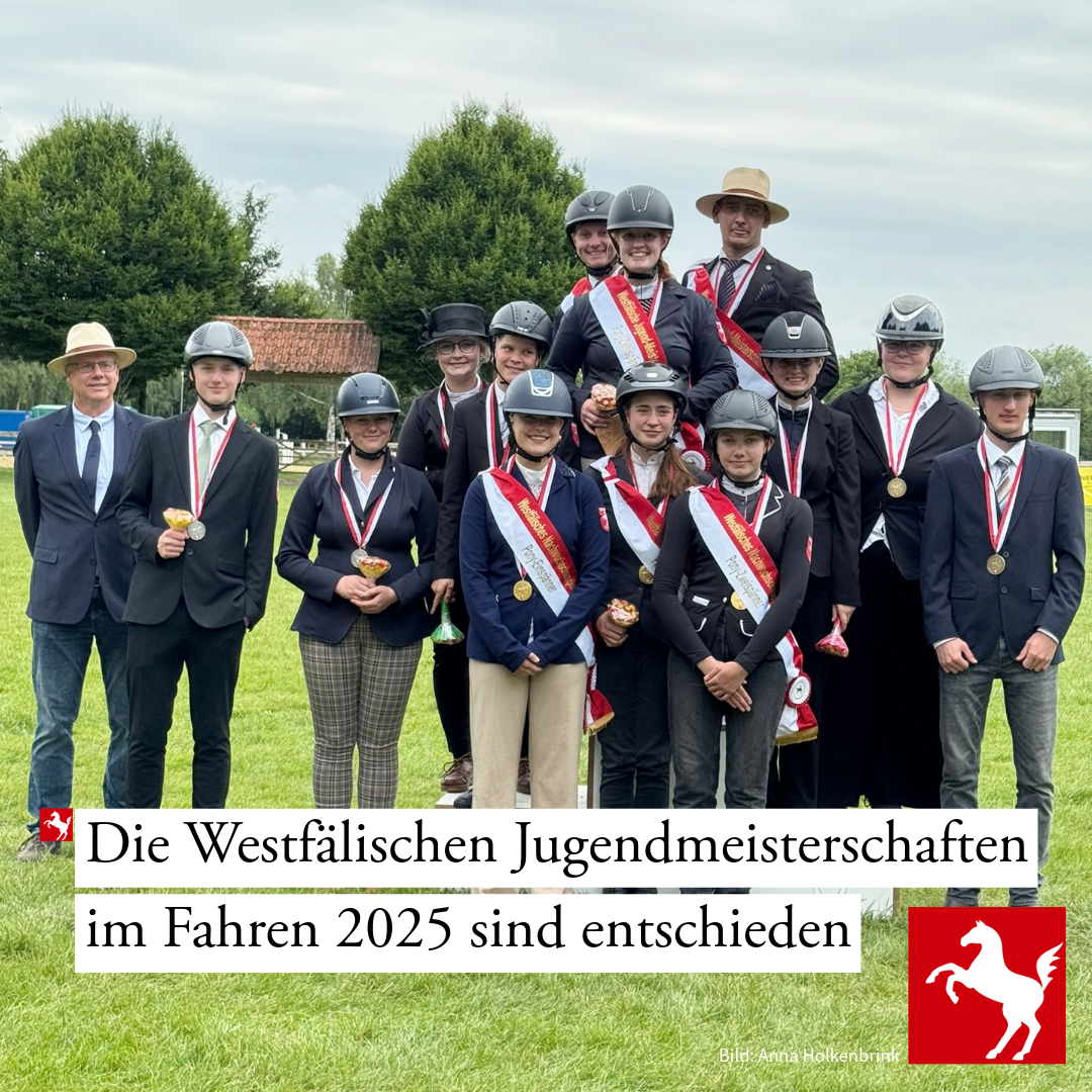 Die Westfälischen Jugend-Fahrmeisterschaften sind entschieden Die Westfälischen Jugend-Fahrmeisterschaften sind entschieden