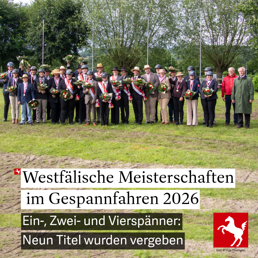 Westfälische Meisterschaften Fahren 2026 Westfälische Meisterschaften Fahren 2026