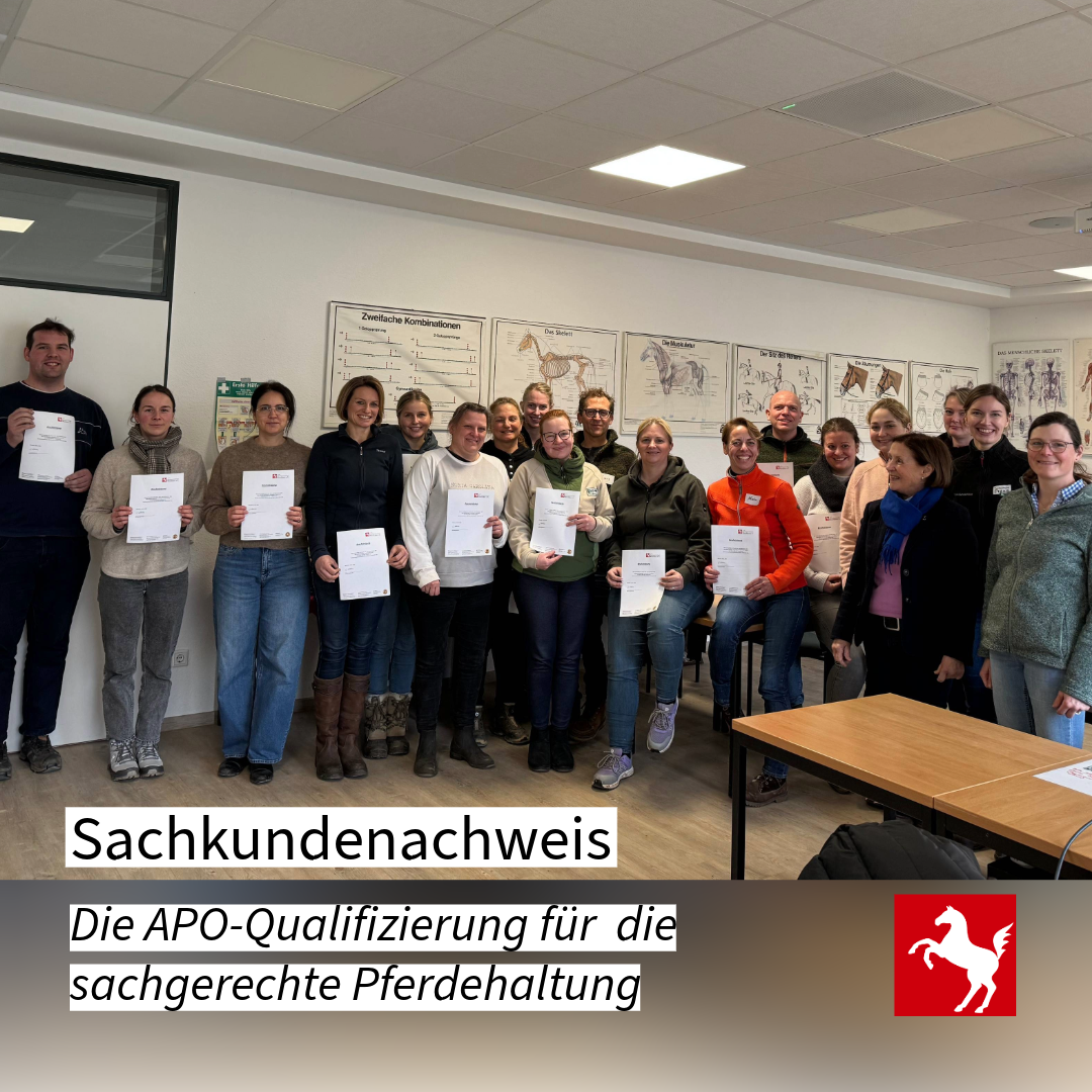 Sachkundenachweis Pferdehaltung im Januar 2026 Sachkundenachweis Pferdehaltung im Januar 2026