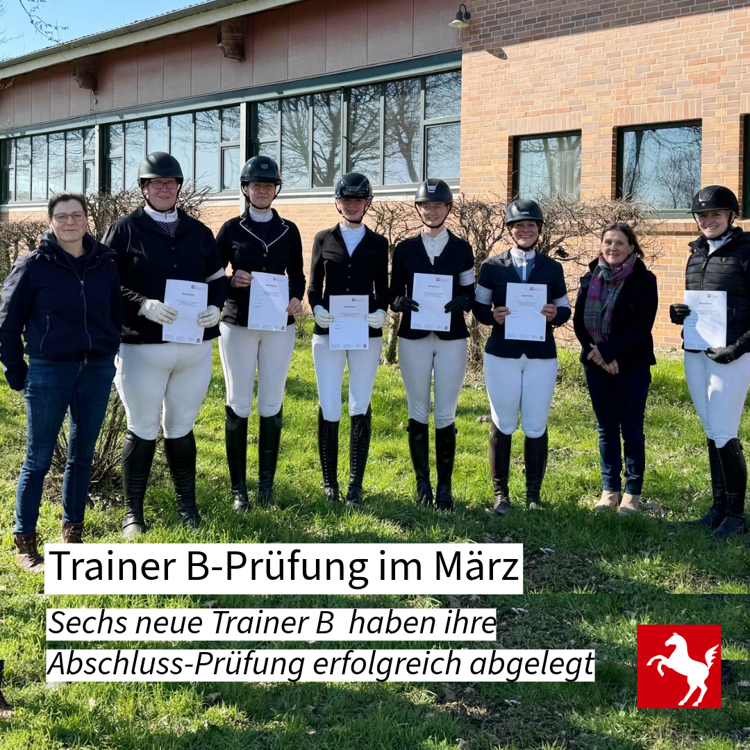 Erfolgreiche Trainer B Prüfung im März 2026