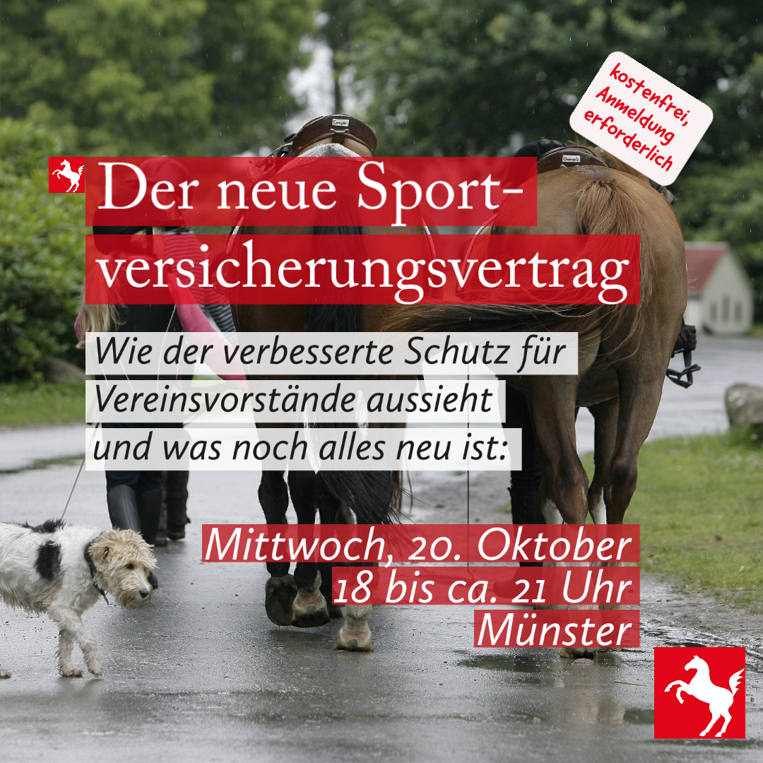 Sportversicherungsvertrag NRW Sportversicherungsvertrag NRW