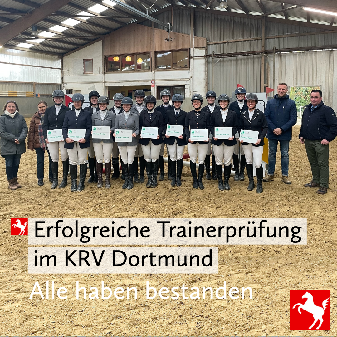 Trainerprüfung im Kreisreiterverband Dortmund