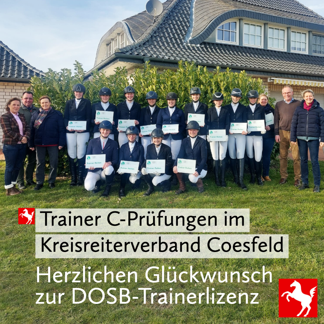 Trainerprüfung im KRV Coesfeld