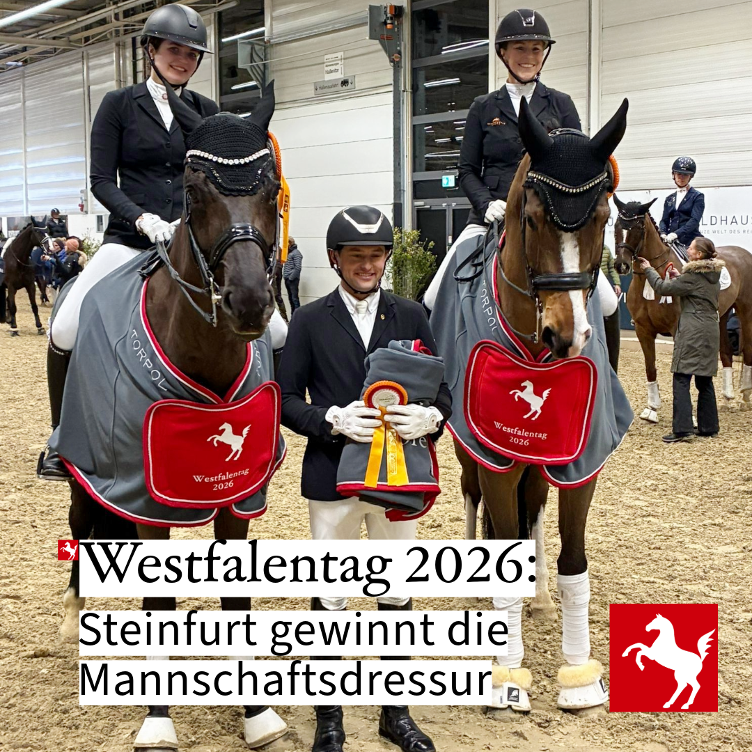 Westfalentag 2026: Steinfurt gewinnt die Dressur
