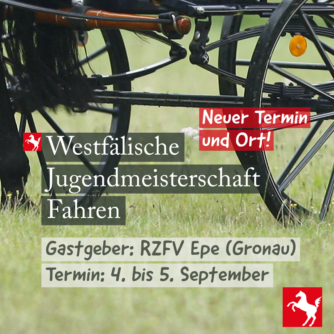 Fahrsport, Westfälische Jugendmeisterschaften Fahren