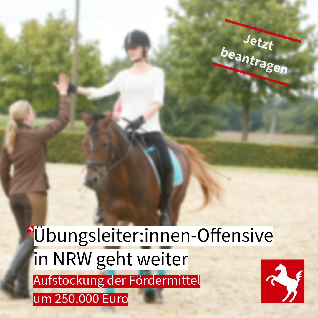 NRW stockt die erfolgreiche Übungsleiteroffensive auf NRW stockt die erfolgreiche Übungsleiteroffensive auf