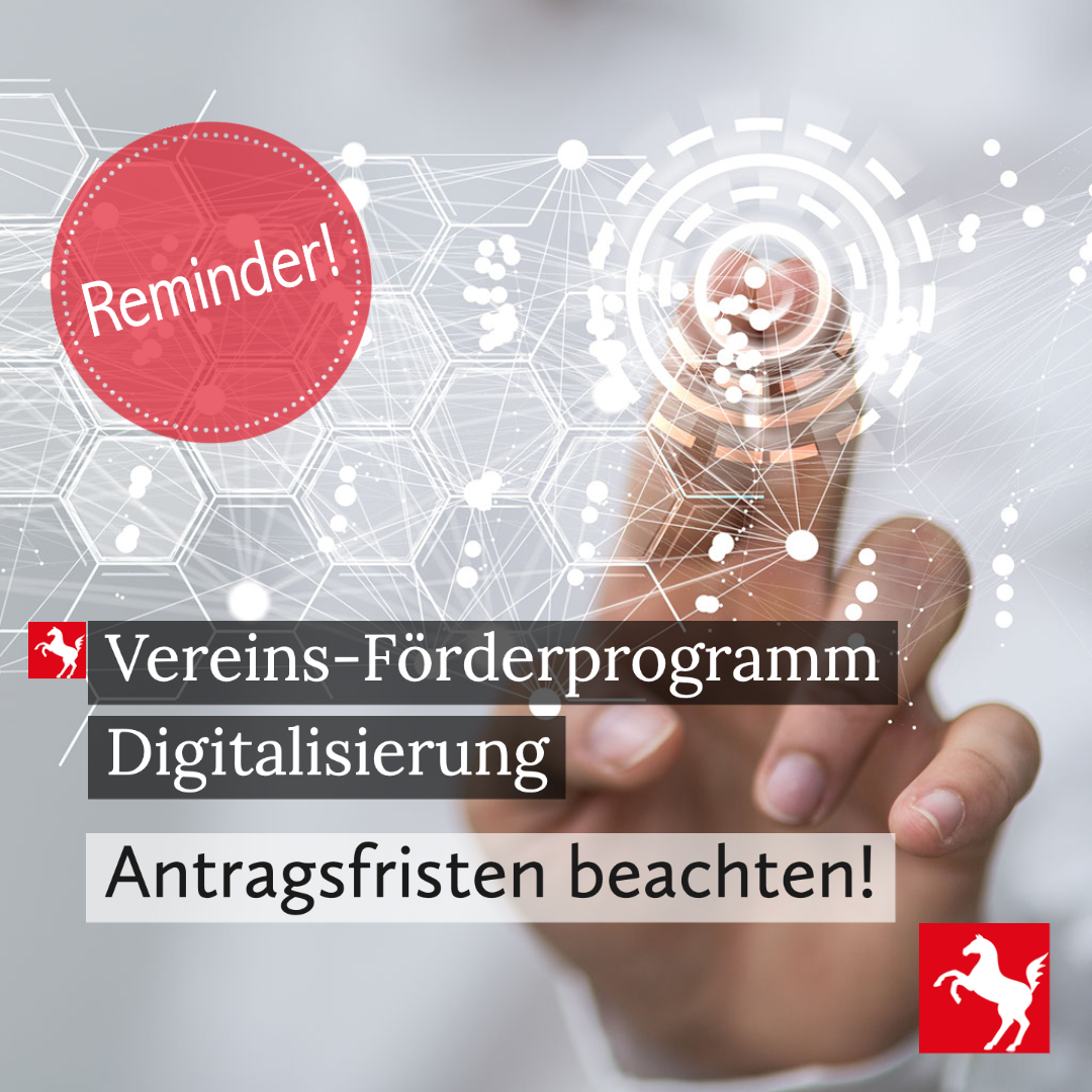 Antragsfristen für das Digitalisierungsprogramm enden