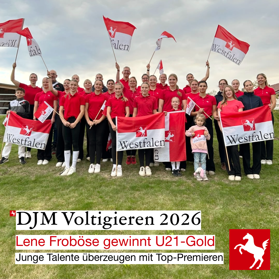 DJM Voltigieren 2026: Gold für Lene Froböse DJM Voltigieren 2026: Gold für Lene Froböse