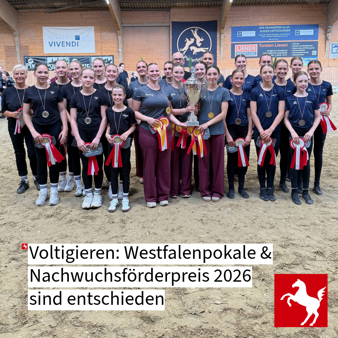 Westfalenpokale und Nachwuchsförderpreis 2026 Westfalenpokale und Nachwuchsförderpreis 2026