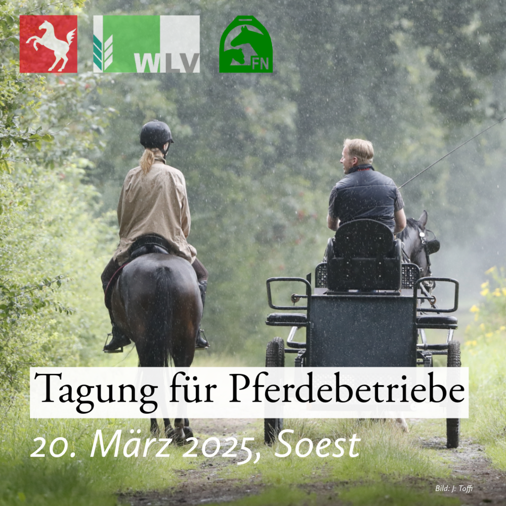 Tagung für Pferdebetriebe in Westfale am 20.3.2025