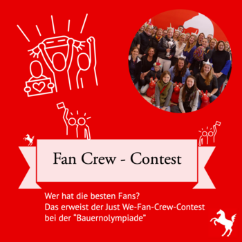 Fan-Contest bei der Bauernolympiade