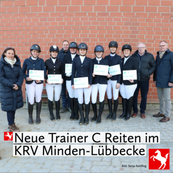 Neue Trainer C Reiten im KRV Minden-Lübbecke
