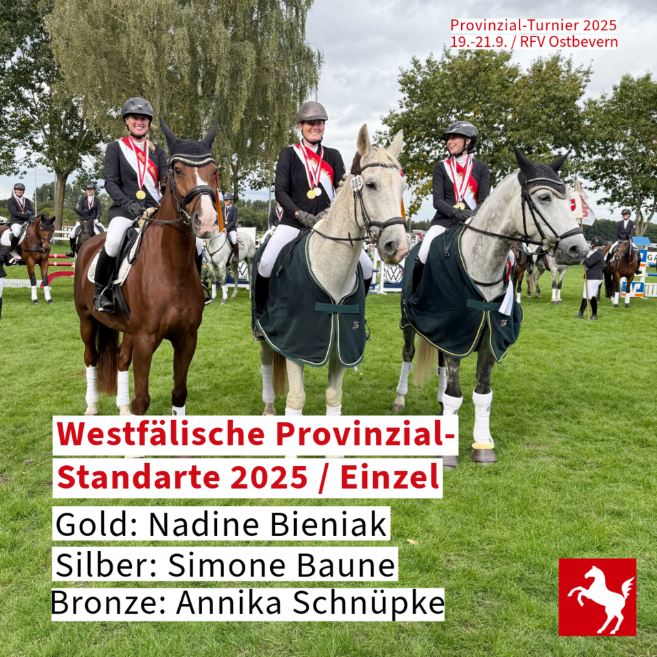 Nadine Bieniak gewinnt die Einzelwertung im Wettkampf umd die PV-Standarte 2025