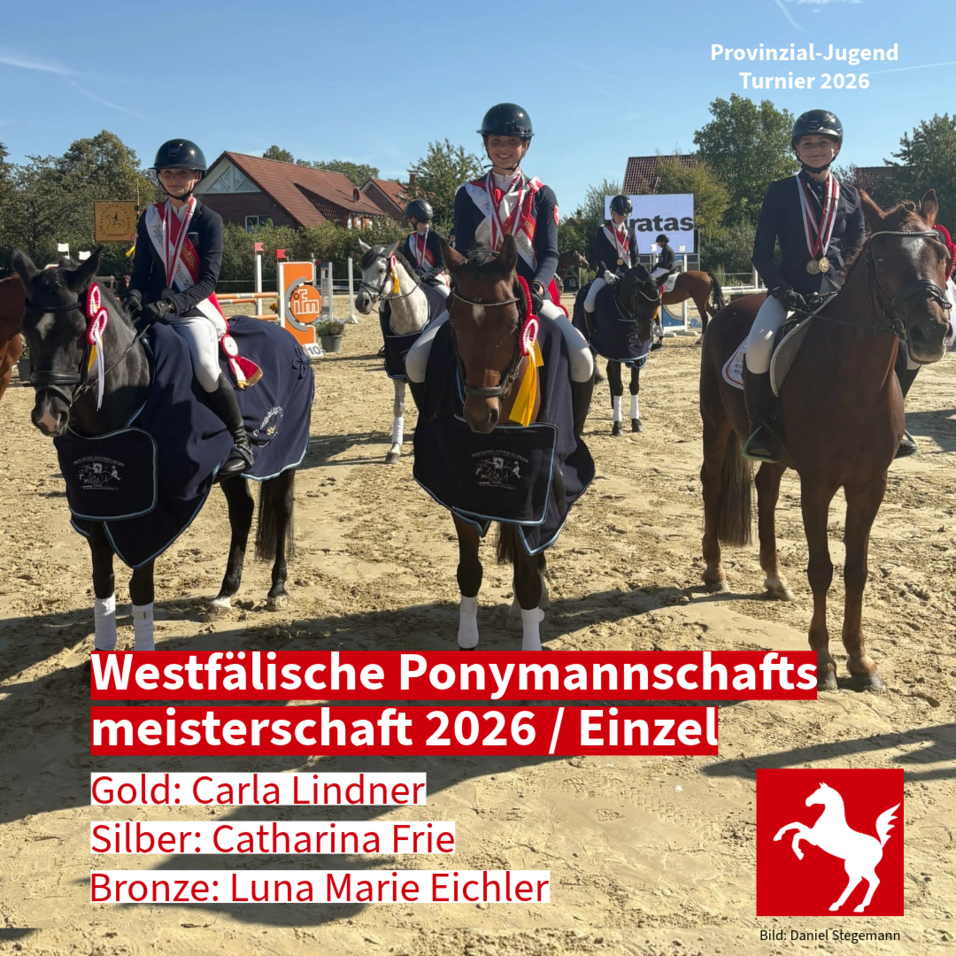Westfälische Ponymannschaftsmeisterschaft 2026-Einzelwertung Westfälische Ponymannschaftsmeisterschaft 2026-Einzelwertung