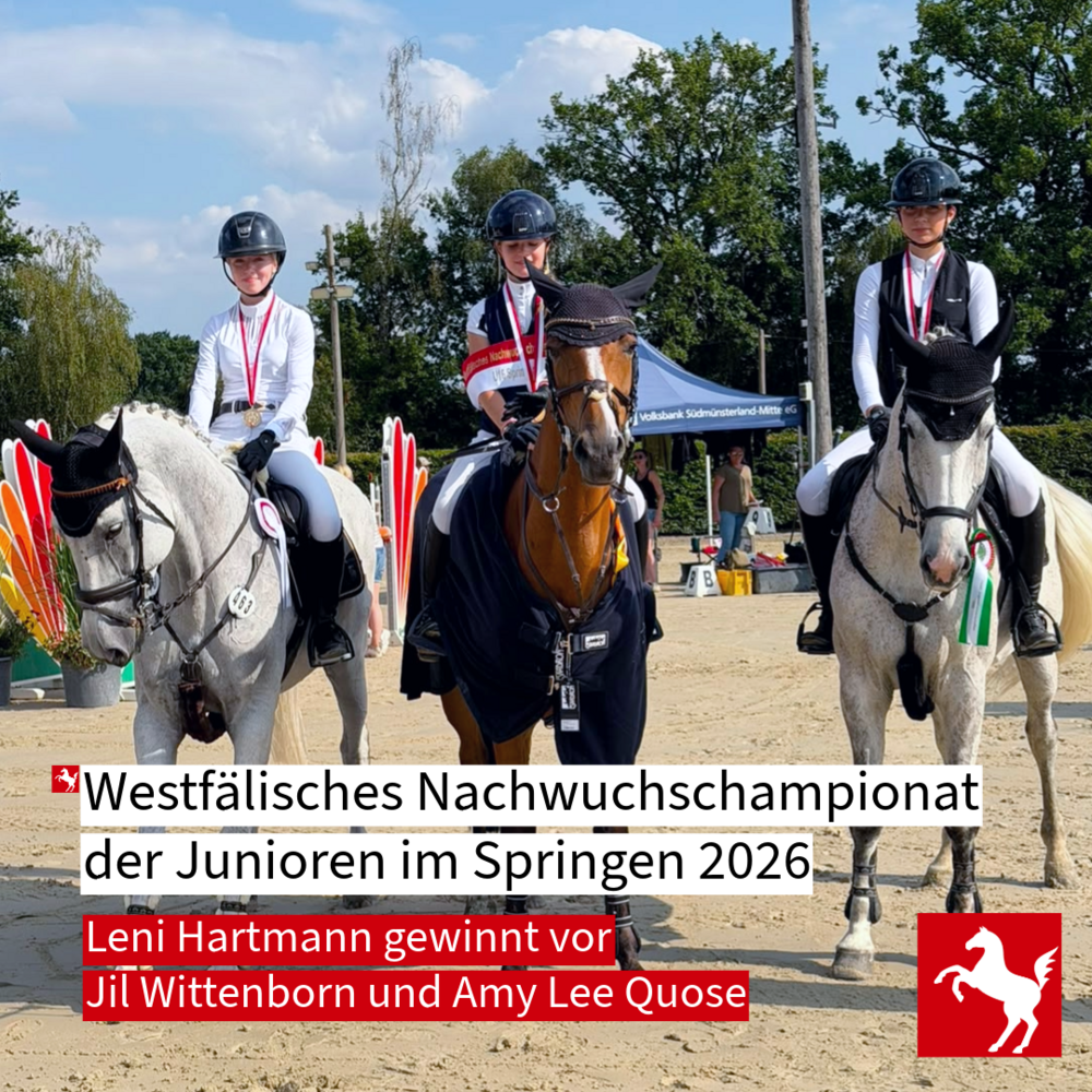 Westfälisches Nachwuchschampionat Springen 2026