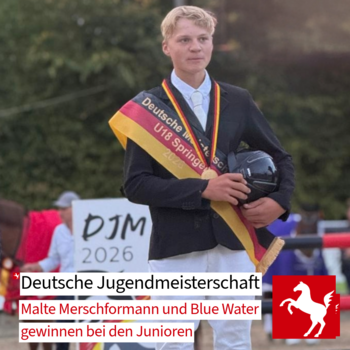 Deutsche Jugendmeisterschaften 2026: Gold für Malte Merschformann