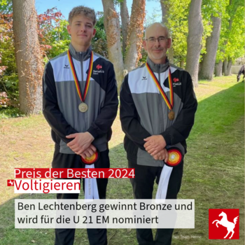 Preis der Besten: Bronze für Ben Lechtenberg