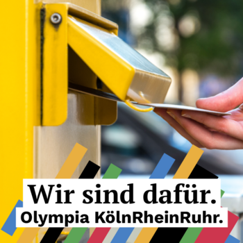 Unterstützung der NRW-Olympiabewerbung