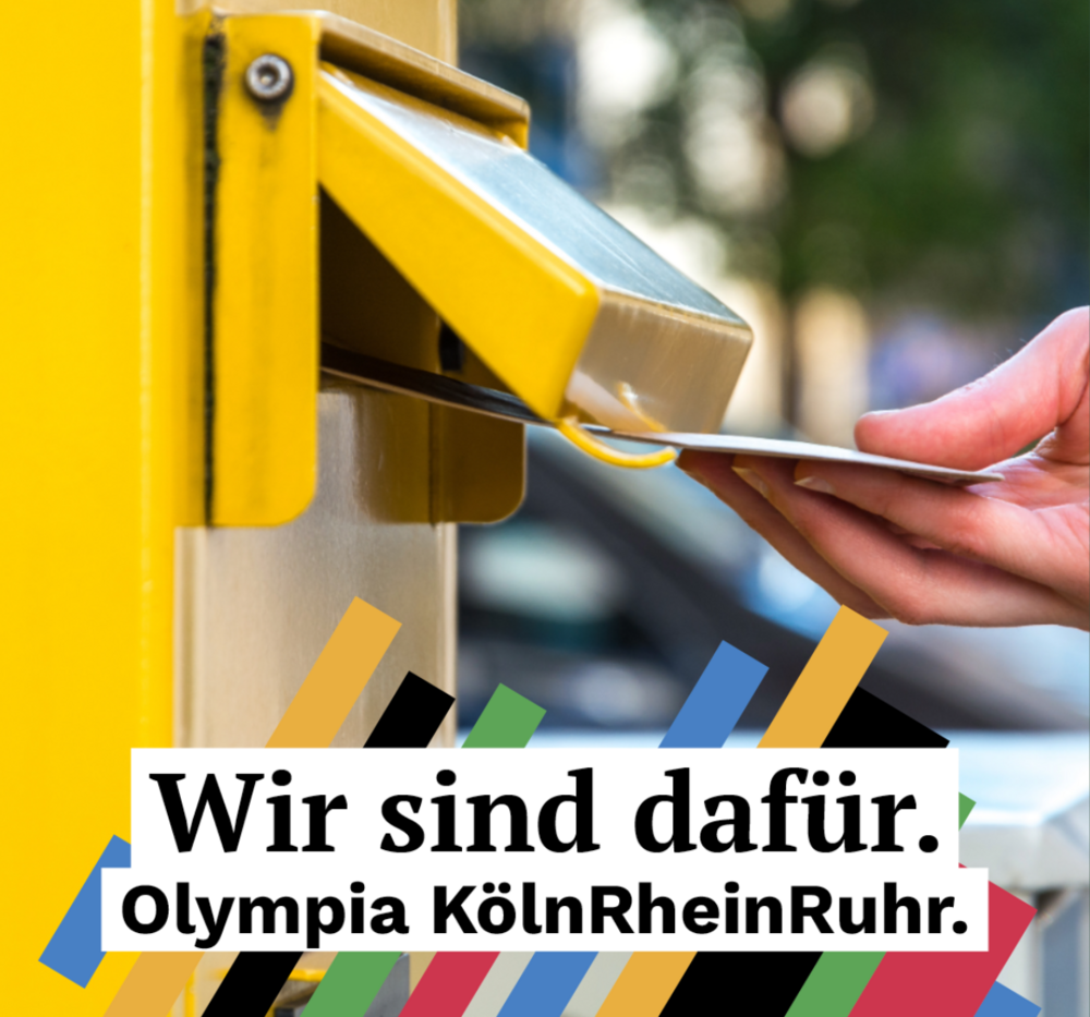 Unterstützung der NRW-Olympiabewerbung
