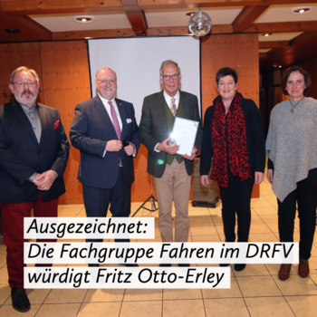 DRFV-Ehrung für Fritz Otto-erlöey
