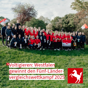 Westfalen gewinnt den Fünf-Ländervergleichswettkampf 2025