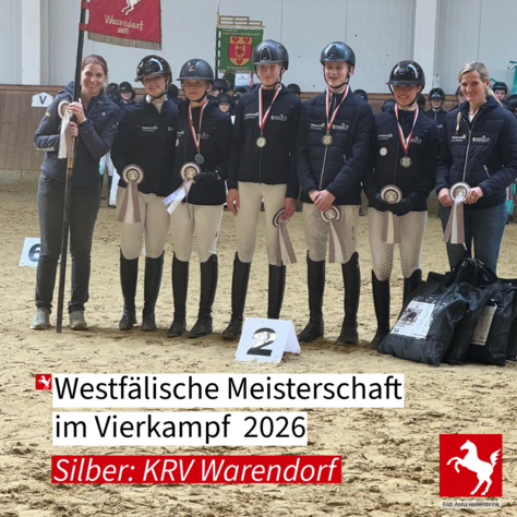 Westfälische Vierkampfmeisterschaft 2026 - Silber