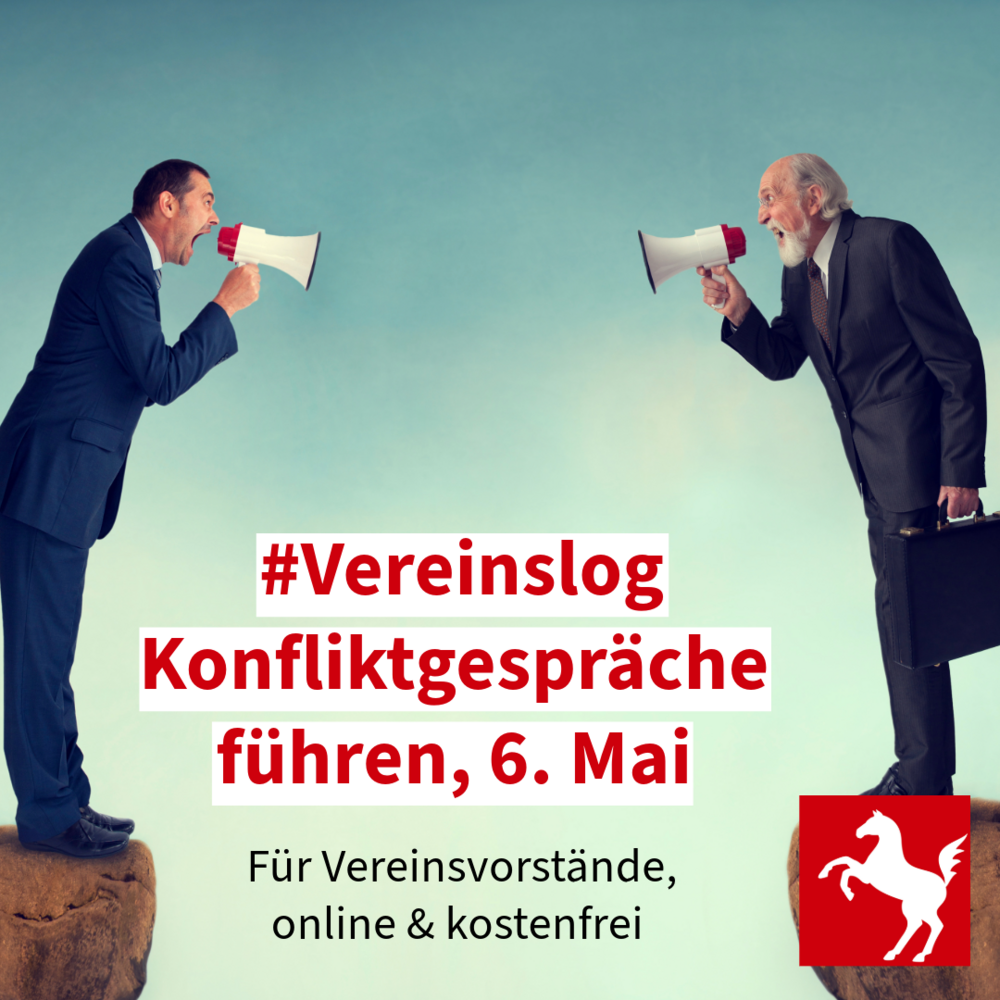 Symbolbild für das Vereinslog-Seminar zu Konfliktgesprächen