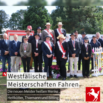Westfälische Meisterschaften Fahren 2024