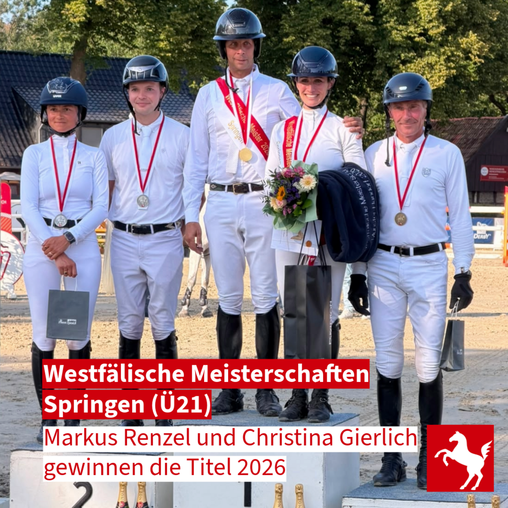 Westfälische Meisterschaften Springen 2026 (Ü21)