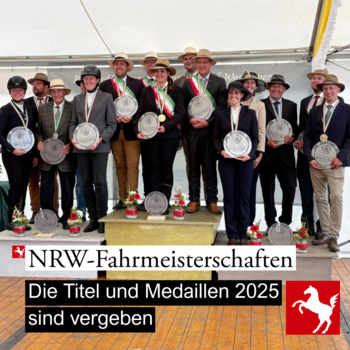 Die NRW-Fahrmeisterschaften sind entschieden