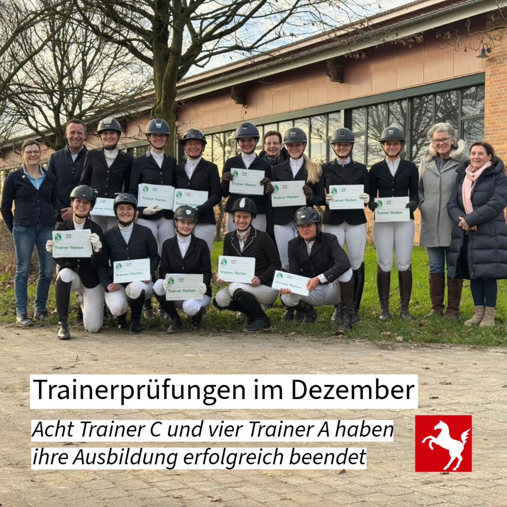 Trainer C und A absolvierten die letzte Prüfung im Jahr 2025 Trainer C und A absolvierten die letzte Prüfung im Jahr 2025