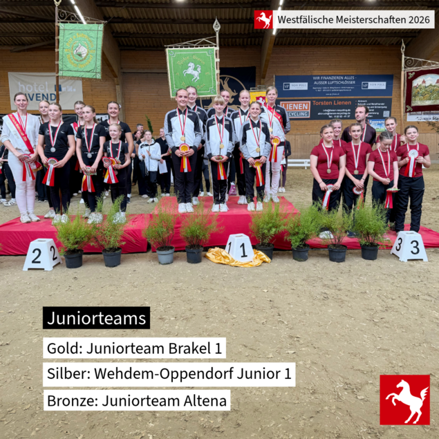 Westfälische Meisterschaften Voltigieren 2026 - Juniorteam
