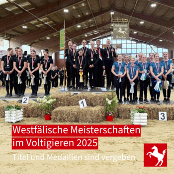 Das waren die Westfälischen Voltigiermeisterschaften 2025