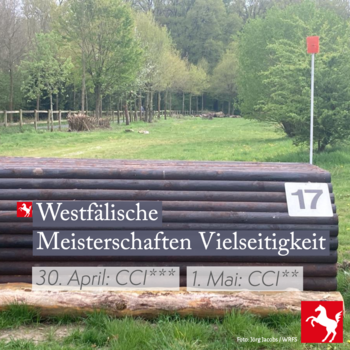 Westfalenmeisterschaften im Rahmen der CCI2* und CCI3* Prüfungen