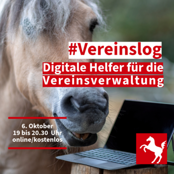 Am 6. Oktober findet ein kostenfreies Vereinslog-Seminar zu praktischen digitalen Helfern für Vereine statt