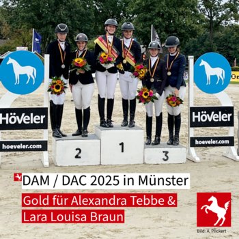 Gold für Alexandra Tebbe und Lara Louisa Braun