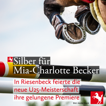 Mia-Charlotte Becker gewinnt Silber bei der U25-DM