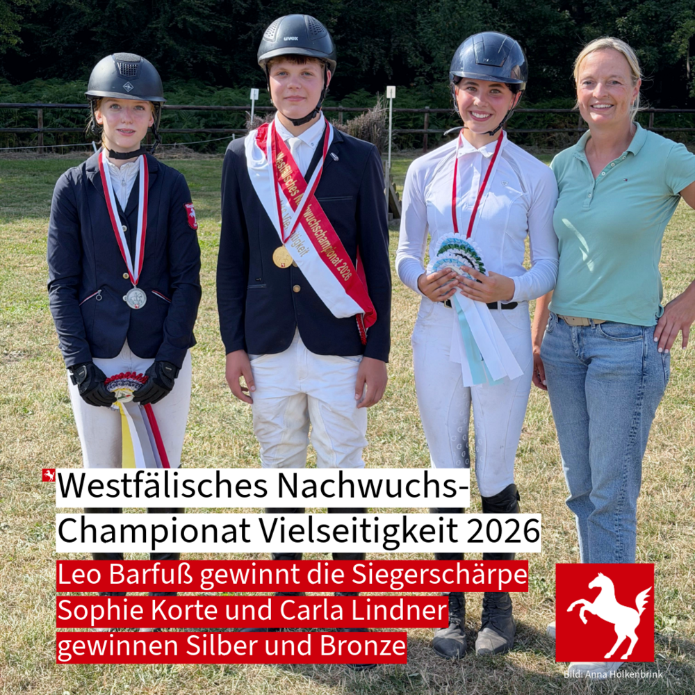 Westfälisches Nachwuchschampionat Vielseitigkeit 2026 Westfälisches Nachwuchschampionat Vielseitigkeit 2026