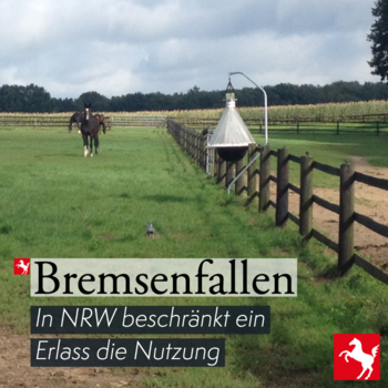 NRW-Erlassregelung zu Bremsenfallen in Schutzgebieten