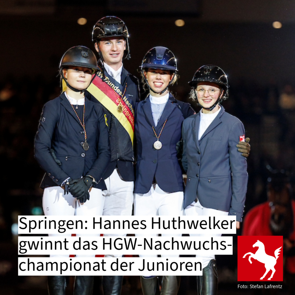 Bundes-Nachwuchschampionat 2026: Gold für Hannes Huthwelker Bundes-Nachwuchschampionat 2026: Gold für Hannes Huthwelker