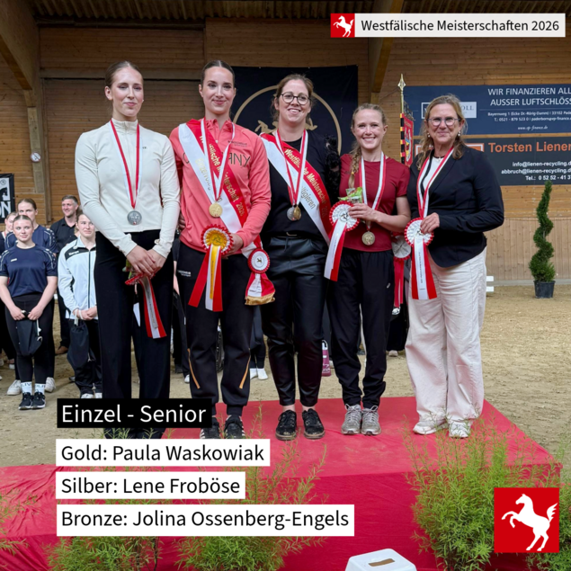 Westfälische Meisterschaften Voltigieren 2026 - Seniorteams