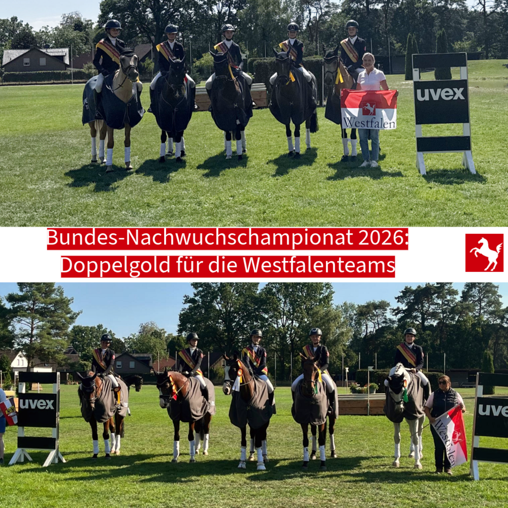 Doppelgold beim Bundes-Nachwuchschampionat Vielseitigkeit 2026