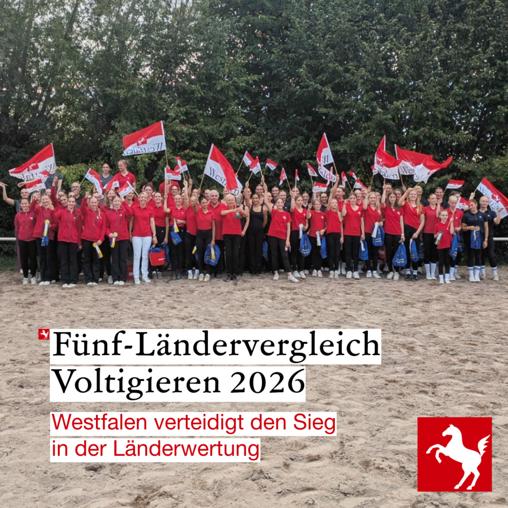 Westfalen hat den Fünf-Ländervergleichswettkampf 2026 gewonnen