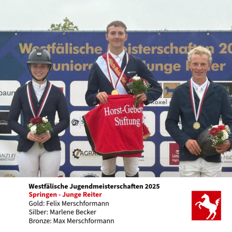 2025: WJM Springen - Junge Reiter