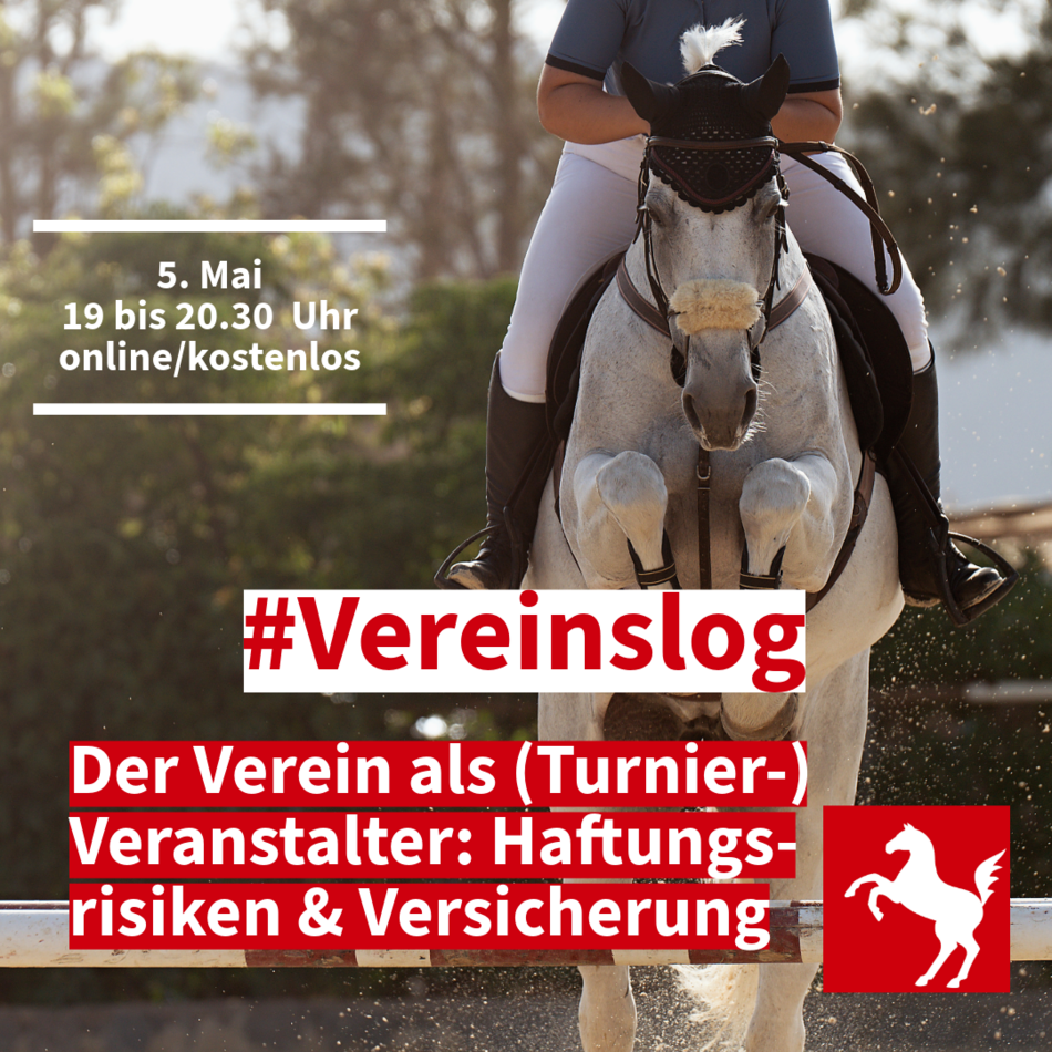 Vereinslog zu Haftungsrisiken und Versicherungsschutz für Turnierveranstalter