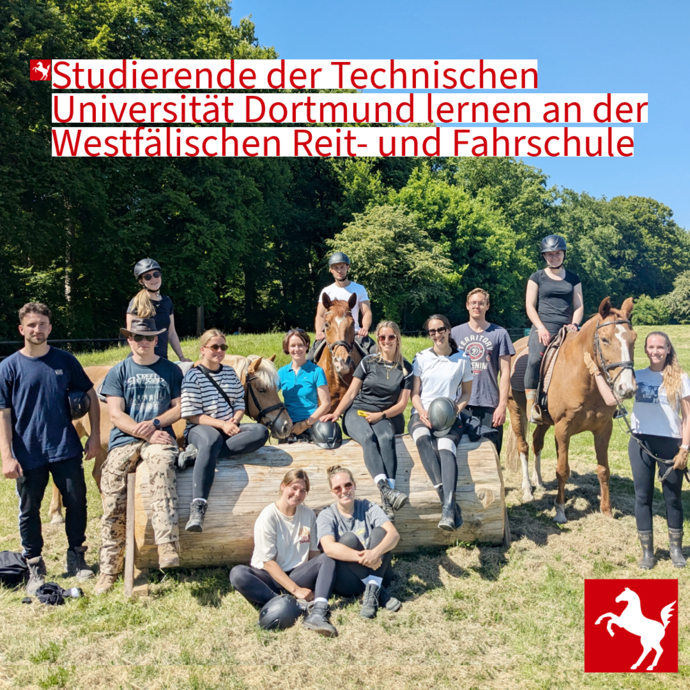 Studierende der TU Dortmund haben ein Semianr zum Thema "Das Pferd in der Schule" besucht