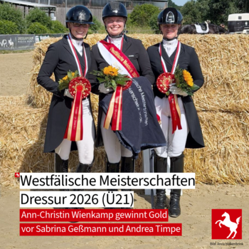 Westfälische Meisterschaft Dressur 2026