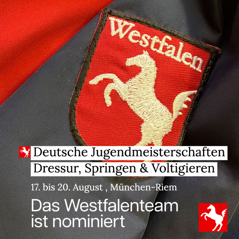 Das Westfalenteam für die DJM 2023